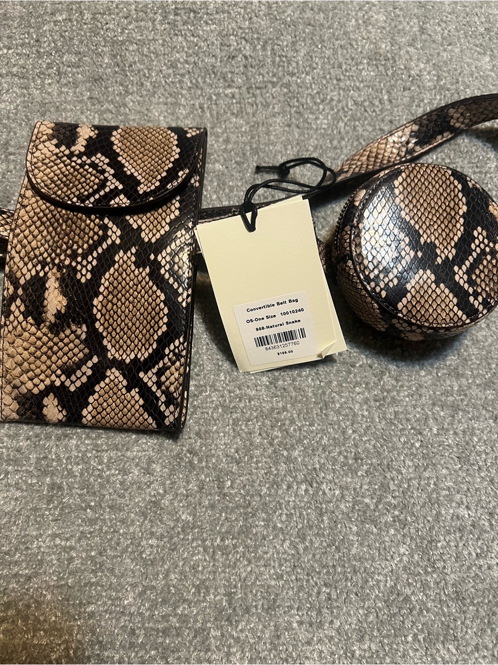 Cuyana Snake Skin Convertible Belt Bag - Picture 2 of 11